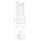 Uniquewise Set of 2 Antique Style Metal Jug Floor Vase with 2 Handles - Vintage Inspired Rustic Design for QI004440.2 - alternate 8