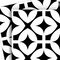 Homeroots 5" X 5" Black and White Pinna Peel and Stick Removable Tiles 399986 - alternate 4