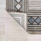 Jonathan Y Sebastian High-Low Modern Diamond Border Brown/Ivory 2 ft. x 8 ft. Indoor/Outdoor Runner Rug HWC102A-28 - alternate 8