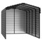 Arrow Storage Products 10 x 20 x 9 ft Charcoal Steel Carport with 3 Wall Kits CPHC102009ECL3 - alternate 1