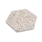 Apollo Tile Amalfi 9x8 in. Ivory White with Copper flecks Glossy Shell, Terrazzo Hexagon Tile, 5PK APLAQT8804HXWHT - alternate 10