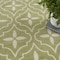 Homeroots 6' X 9' Green And Ivory Geometric Indoor Outdoor Area Rug 572907 - alternate 7