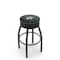 Holland Bar Stool Co 30" 4" Dallas Stars Cushion Seat, Blk Wrinkle Base Swivel Bar Stool L8B130DalSta - alternate 1