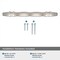 Amerock London 5-1/16 in 128 mm Center-to-Center Satin Nickel/Polished Chrome Cabinet Pull BP36649G1026 - alternate 5