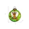Homeroots Charming Dog in a Heart Hand Painted Mouth Blown Glass Ornament 477473 - alternate 5