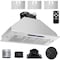 Vevor Built-in Range Hood Insert Vent Hood 900CFM 36in Touch and Remote Control SV198B2-I36 - alternate 1