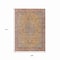 Homeroots 9' X 12' Gold And Peach Medallion Washable Indoor Outdoor Area Rug 616272 - alternate 8