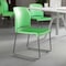 Flash Furniture 880 lb. Capacity Green Full Back Stack Chair RUT-238A-GN-GG - alternate 9