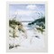 Homeroots 31" X 25" White Ocean Dunes Framed Wall Decor 365675 - alternate 5