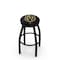 Holland Bar Stool Co 30" Blk Wrinkle Vegas Golden Knights Swivel Bar Stool, Accent Ring L8B2B30LVGdKn - alternate 1