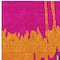 Homeroots 5' X 8' Pink Orange And Blue Abstract Washable Indoor Outdoor Area Rug 613639 - alternate 7