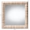 Bali & Pari Adino Bohemian Woven Natural Grasscloth Square Accent Mirror 255-14039-ZORO - alternate 5