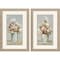 Homeroots Set Of Two Country Arrangement Distressed Gold Framed Wall Art, 2PK 649152 - alternate 4