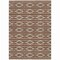 Homeroots 8' X 10' Brown And Beige Geometric Washable Indoor Outdoor Area Rug 599613 - alternate 8