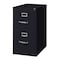 Hirsh 15" W 2 Drawer Vertical File Cabinet, Black, Letter 14410 - alternate 6
