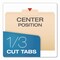 Pendaflex Reinforced Top Tab Manila File Folders, 1/3-Cut Tabs: Center Position, Letter Size, Manila, 100PK R752 1/3-2 - alternate 5
