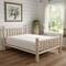 Homeroots Natural Light Honey Low Post Cedar Log Double Bed 370302 - alternate 4