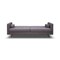 Homeroots 80" Gray Fabric Sofa With Silver Legs 372115 - alternate 8