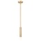 Z-Lite Stari 1-Light Pendant with Rod, 4.75 in W, Modern Gold 1956P-ROD-MGLD - alternate 1