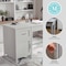 Martha Stewart 22.75 in. D X 54 in. W X Engineered Wood, Steel, Gray Frame/Brushed Nickel Hardware ZG-ZP-09-GY-MS - alternate 10