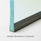 Fab Glass And Mirror Fixed Shower Screen for Bathroom | Brushed Nickel Finish | Water Repellent | 3/8in Tempered Glas MSD1-24-72BN - alternate 6