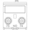 Siemens auxiliary switch, on the front, 1 NO, 73/74, current path: 1 NO, cable 3RH2911-1BA10 - alternate 6