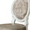 Homeroots Gray and White Upholstered Faux Leather And Solid Wood King Louis Back Dining Side Chairs, 2PK 573421 - alternate 9
