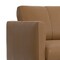 Homeroots 60" Brown Leather Sofa With Black Legs 640971 - alternate 6
