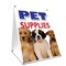 Signmission Pet Supplies, 24 Inch x 18 Inch A-frame Yard Sign, Plastic Sign SBC-1824-Pet Supplies - alternate 1