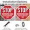 Signmission Stop Restricted Area Surgical Perso, 6 inch X 6 inch, Plastic Sign, 2PK OC-P-2PACK-6-181 - alternate 7