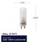 Bulbrite 35- Watt Equivalent DJD Dimmable Twist & Lock Bi-Pin LED Light Bulb Soft White Light 2900K , 5PK 860644 - alternate 9
