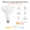 Euri Lighting BR40 LED Flood Bulb, 11W, 1000 lm, 75W Eq., 4000K, E26, Dimmable, CEC/JA8, UL EB40-11W5040cec - alternate 6