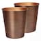 Happimess Nolan Modern Classic Smooth Steel 2 Gal Waste Bin, Antique Copper, 2PK HPM1113B-SET2 - alternate 5