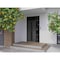Vdomdoors Aluminum Door with Hidden Handle Hiddex 0155 Natural Noir Entry Steel Metal Modern Painted W36+12xH HIDDEX0155EXD-NOIR-W36+12xH80+12-LH-I - alternate 3