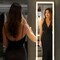 Simple Deluxe Full Length Mirror with LED Lights, 60'x16'Floor Mirror with Dimming and 3 Color Lighting, Free Sta 3A88MIROFY1660NWHT - alternate 8