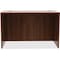 Lorell Desk, 24" D X 29-1/2" H, 48" W X 3mm PVC (Edge), Metal, Walnut LLR34390 - alternate 1