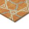 Homeroots 5' X 8' Orange And Blue Geometric Washable Indoor Outdoor Area Rug 613513 - alternate 9