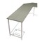 Homeroots 66" Gray and White L Shape Computer Desk 491513 - alternate 5