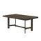 Homeroots 70" Espresso Wood Trestle Base Dining Table 631277 - alternate 7