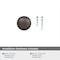 Amerock Edona 1-1/4 in 32 mm Diameter Oil-Rubbed Bronze Cabinet Knob, 10PK 10BX53005ORB - alternate 5