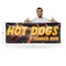 Signmission Hot Dogs Steamed Bun, 36 Inch x 96 Inch, Vinyl Banner B-96-30700 - alternate 4