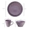 Elama Malibu Mica 16-Piece Stoneware Dinnerware Set in Purple ELM-MALIBU-MICA - alternate 7