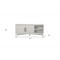 Homeroots 64in White Pine Solid Wood Open Shelving TV Stand 404257 - alternate 3