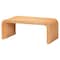 Bali & Pari Guevara Bohemian Light Honey Fluted Rattan Coffee Table 255-14130-ZORO - alternate 1