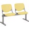 Kfi Kool Beam Seat Beam Seating, 47 in W 22 in L 31 in H, Polypropylene Seat 2300BEAM2-P12 - alternate 1
