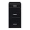 Space Solutions 14.25 in W 3 Drawer Vertical File Cabinet W/ Pencil Drawer, Black 20990 - alternate 16