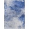 Homeroots 9' X 12' Denim Blue And Sky Blue Abstract Washable Indoor Outdoor Area Rug 577707 - alternate 9