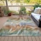Homeroots 8' X 10' Beige And Copper Abstract Washable Indoor Outdoor Area Rug 631332 - alternate 5