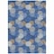 Homeroots 10' X 14' Navy Blue Brown And Ivory Polka Dot Washable Indoor Outdoor Area Rug 594267 - alternate 8