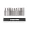 Tekton 1/4 Inch Hex, Phillips, Slotted Bit Set with Rail (9-Piece) DZZ93004 - alternate 6